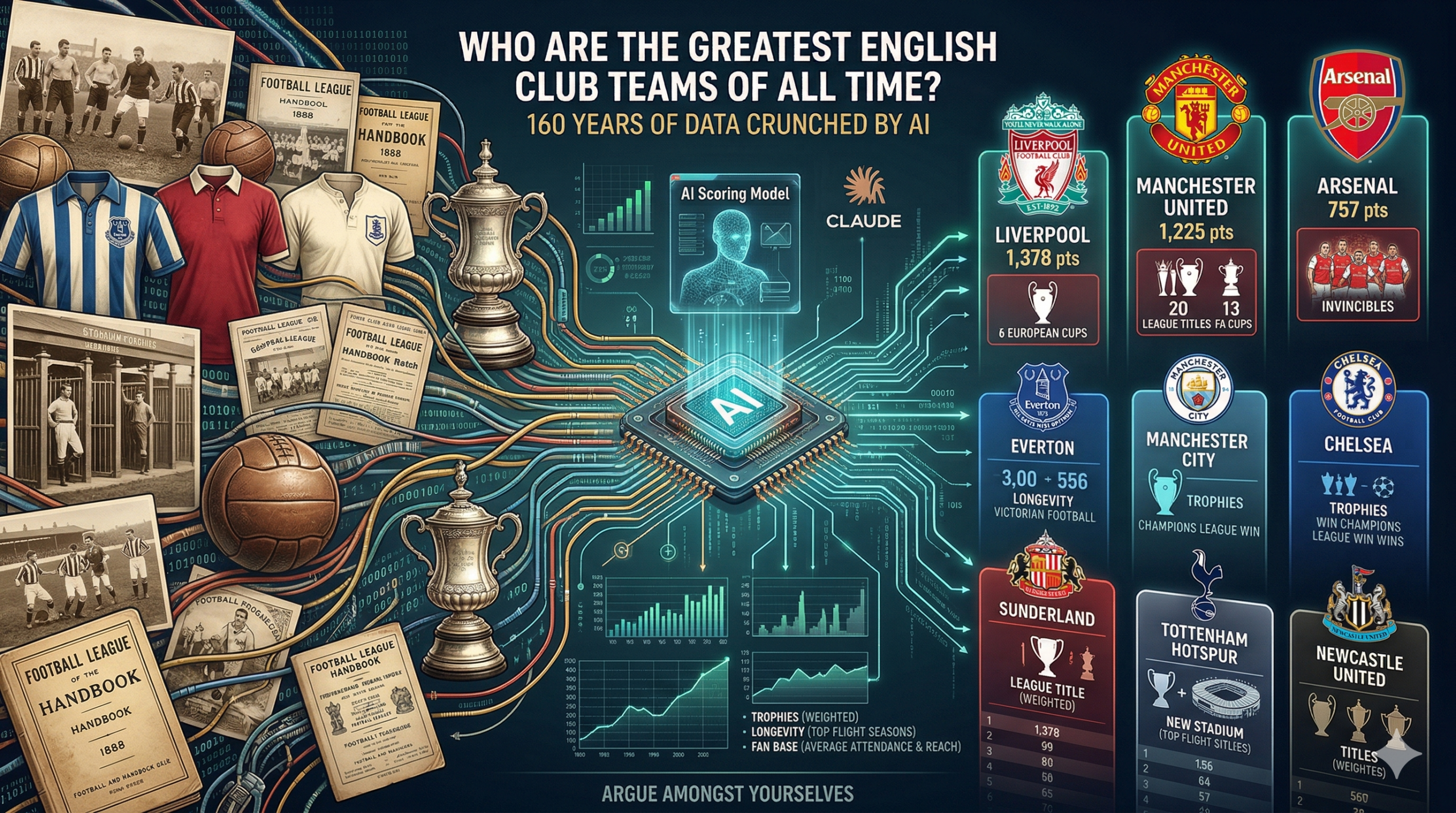 Who Are the Greatest English Club Teams of All Time?
